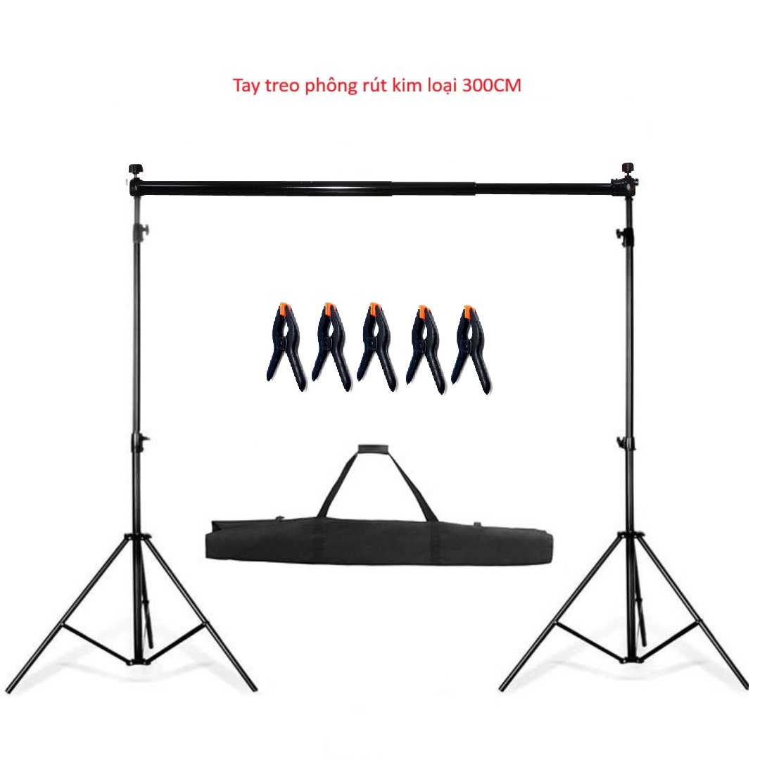 Giá Treo Phông Sắt MD240 MD9 Cao 240cm, Rộng 300cm