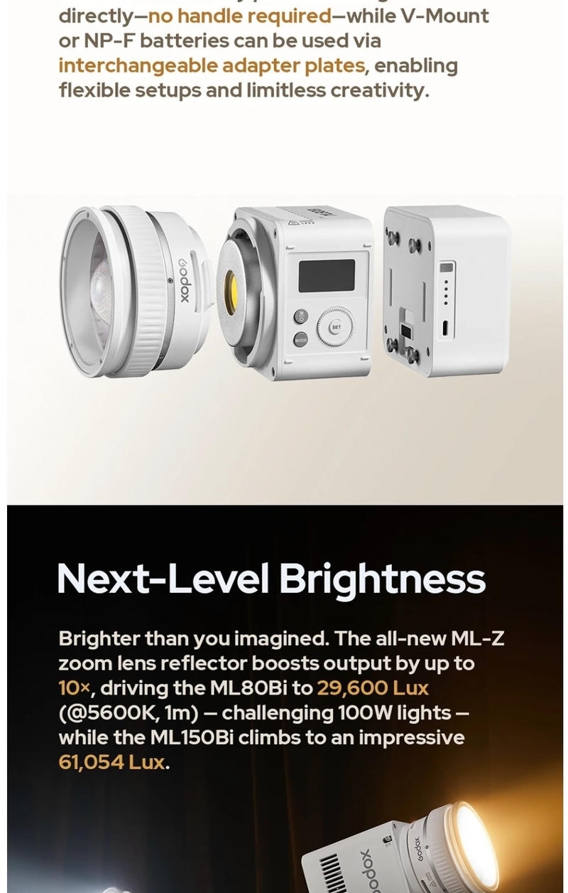 Đèn Led Godox ML80 Bi-Color