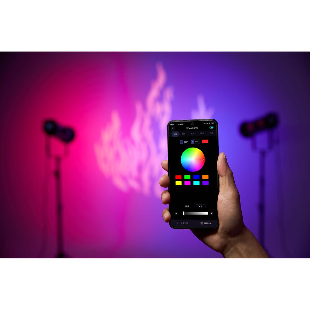 Đèn led Godox SZ300R zoom RGB light