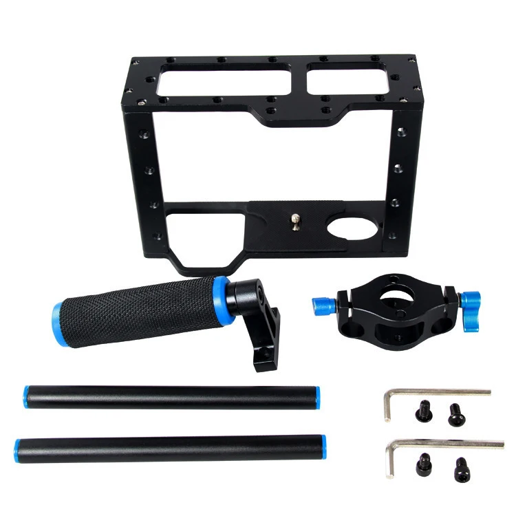 Tay cầm chống rung quay phim Yelangu - camera Cage C1