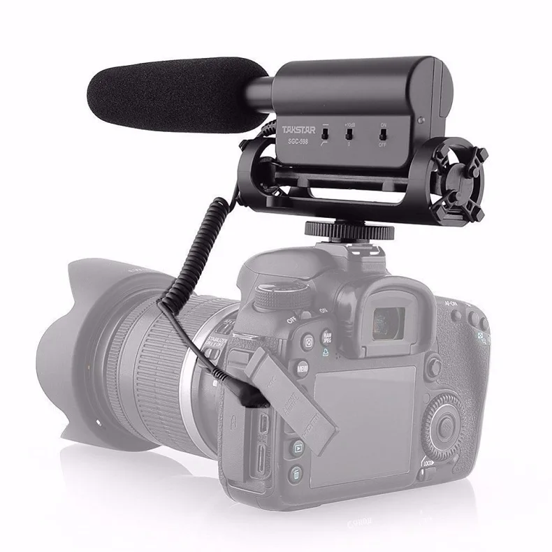 icrophone Stereo Takstar SGC-598 cho Canon Nikon Pentax Olympus