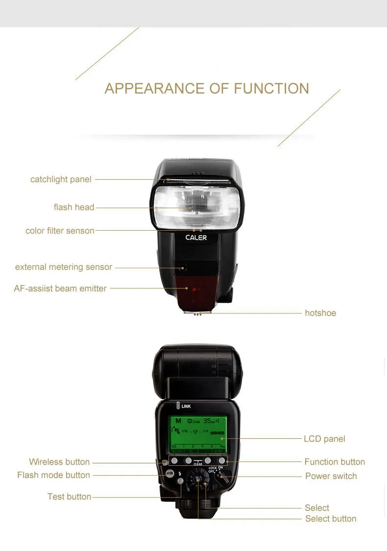Đèn speedlite 600 C - TTL Jinbei