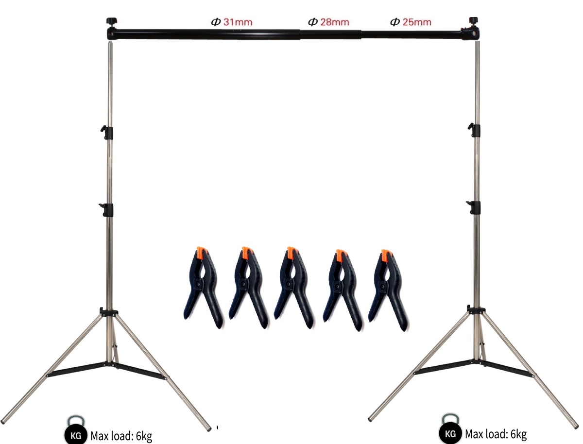 Giá Treo Phông Inox IP240 MD2 Cao 240cm, Rộng 300cm