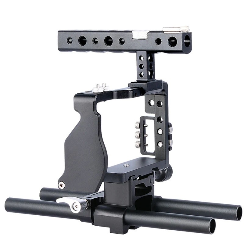 Tay cầm chống rung quay phim Yelangu camera Cage C6 - Handheld Stabilizer for sony a6300 a6500