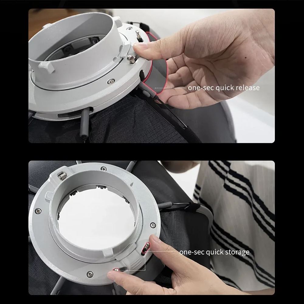 Softbox Thao Tác Nhanh Triopo K3-120 Không Lưới