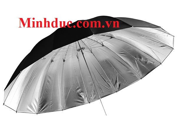 Dù phản bạc 16 cạnh 150cm 1m5 cao cấp