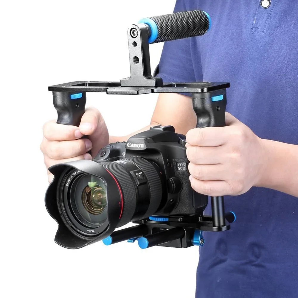 Tay cầm chống rung quay phim Yelangu - camera Cage C2 - Handheld Stabilizer