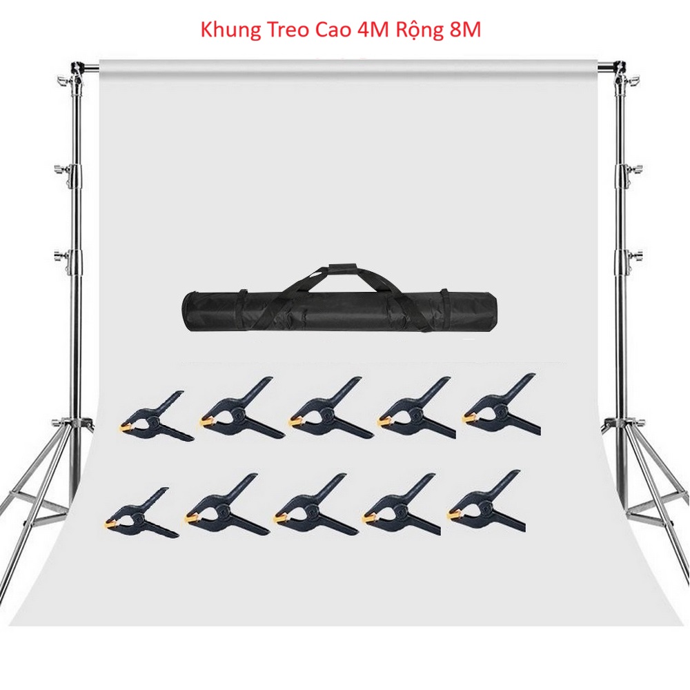 Giá Treo Phông Inox Cao 4m Rộng 8m MZI3800S MD2