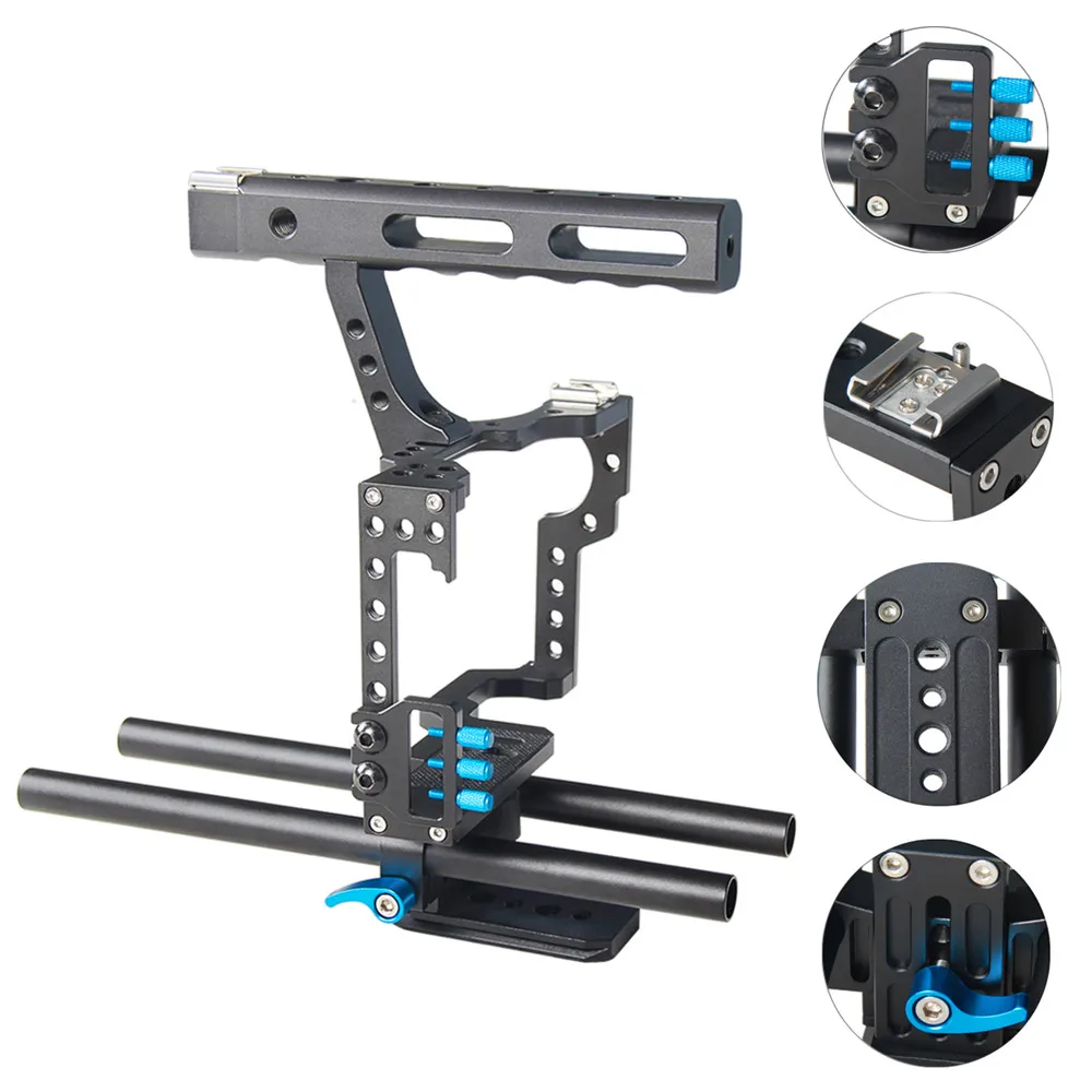 Tay cầm chống rung quay phim Yelangu camera Cage C5 - Handheld Stabilizer