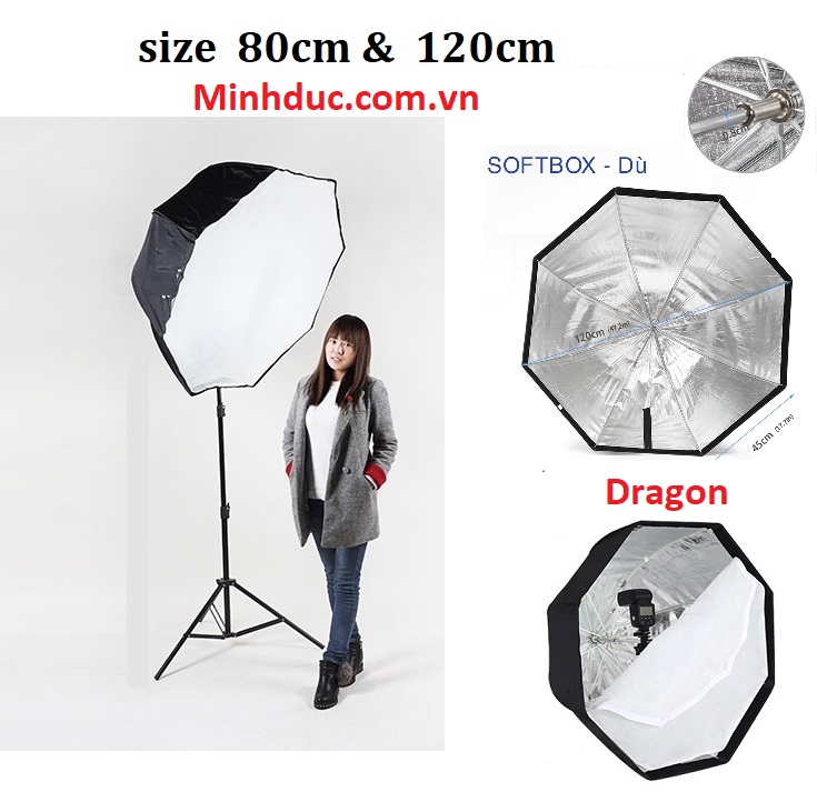 Dù softbox Dragon 80cm