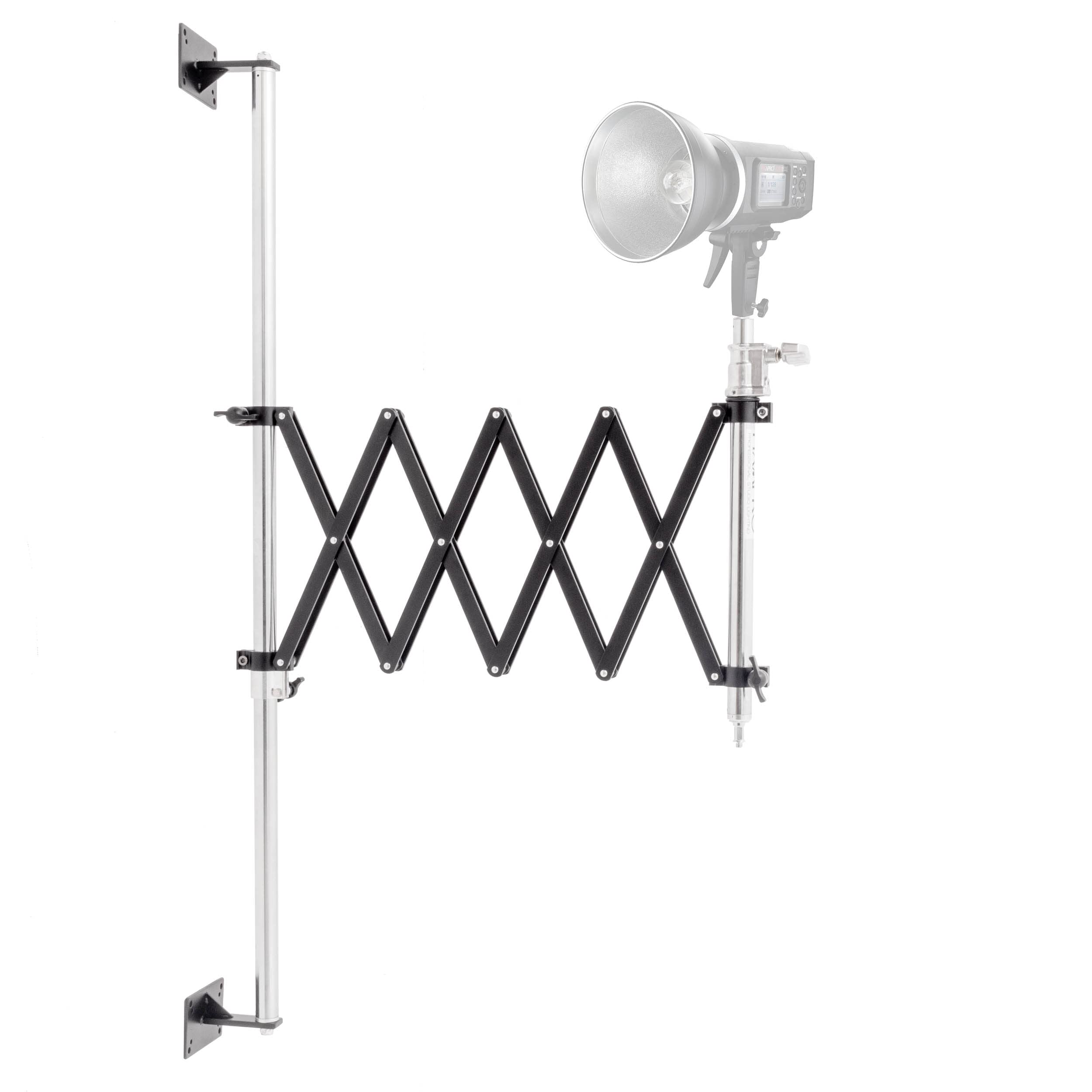Tay xếp gắn tường treo đèn 140cm