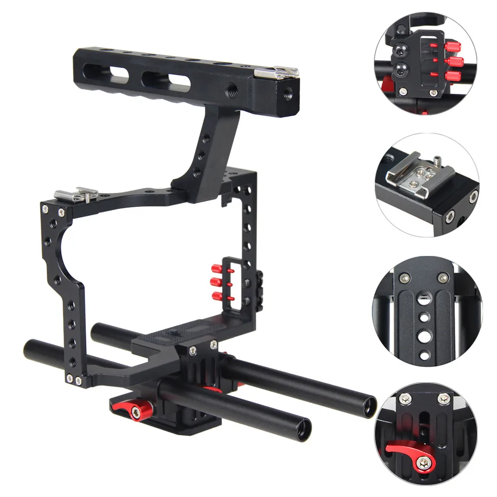 Tay cầm chống rung quay phim Yelangu camera Cage C5 - Handheld Stabilizer