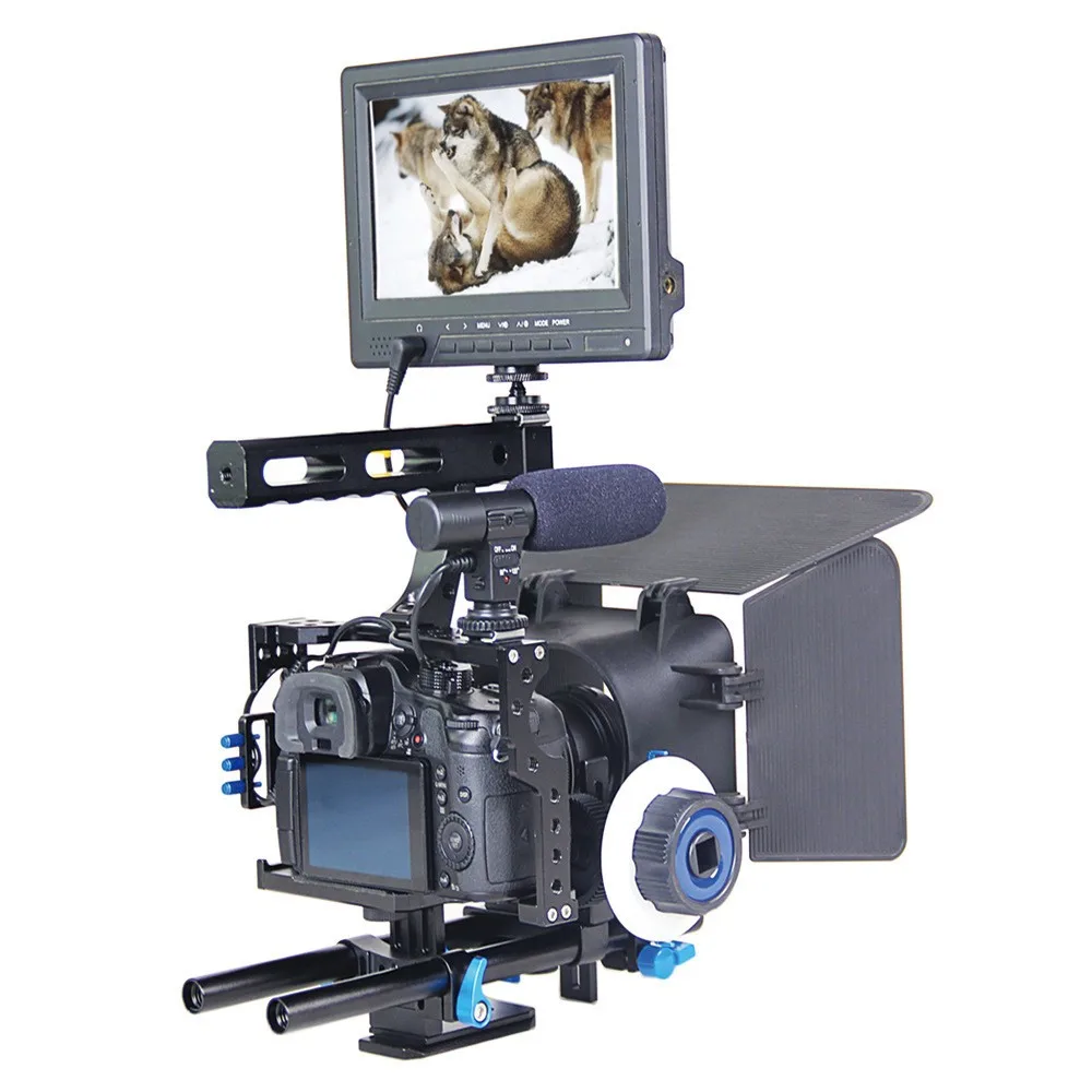 Tay cầm chống rung quay phim Yelangu camera Cage C500 - Handheld Stabilizer