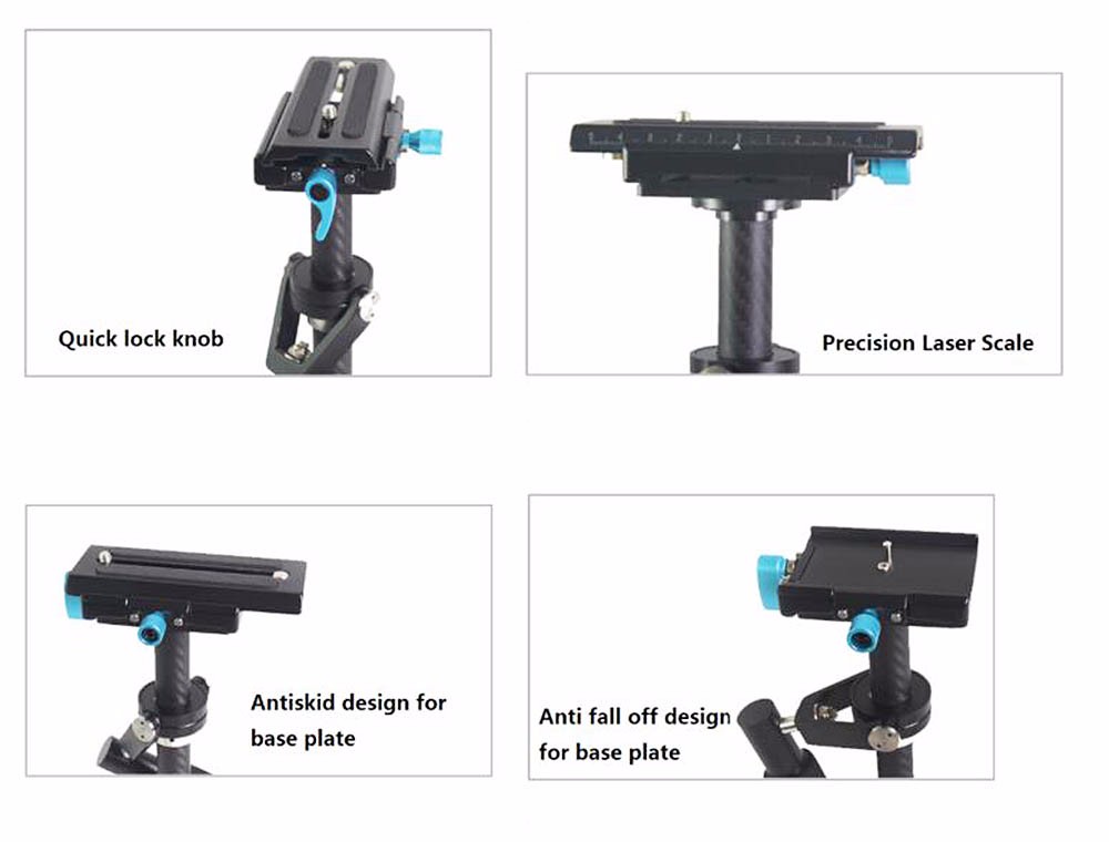Tay cầm quay phim Yelangu S60T steadicam pro Carbon fibre