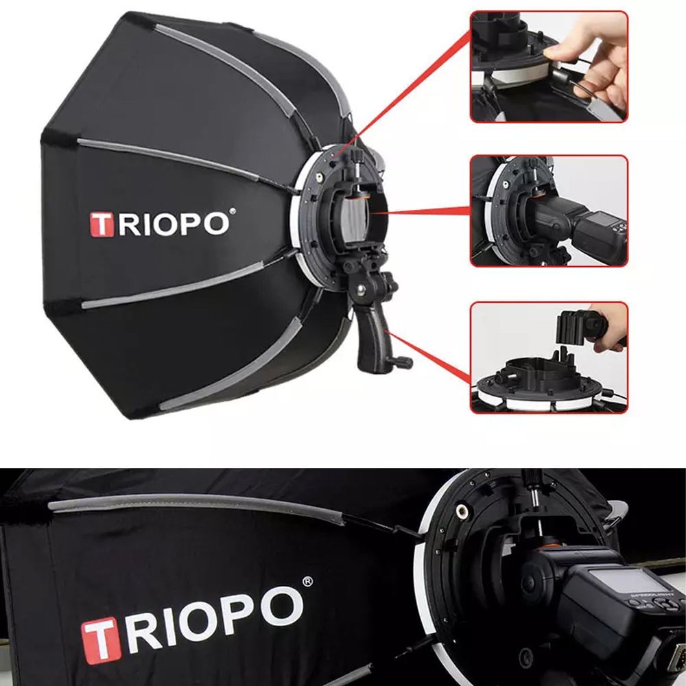 Softbox Thao Tác Nhanh Triopo KS3-55 Không Lưới