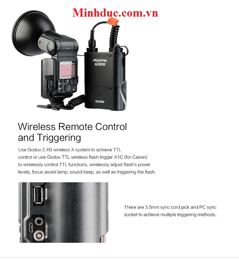 Đèn flash GODOX AD360II TTL for Canon/Nikon