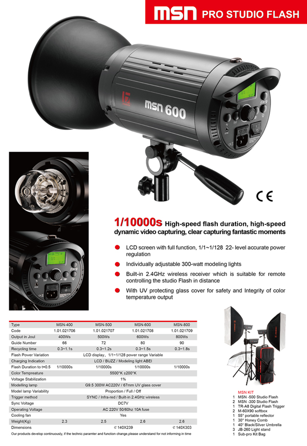 ĐÈN JINBEI MSN V 600W