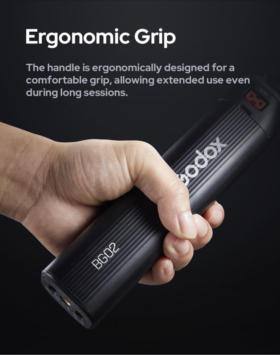 Đế pin Godox BG02 Battery Grip ( cho series AD200, AD300, ML100Bi, FH50)