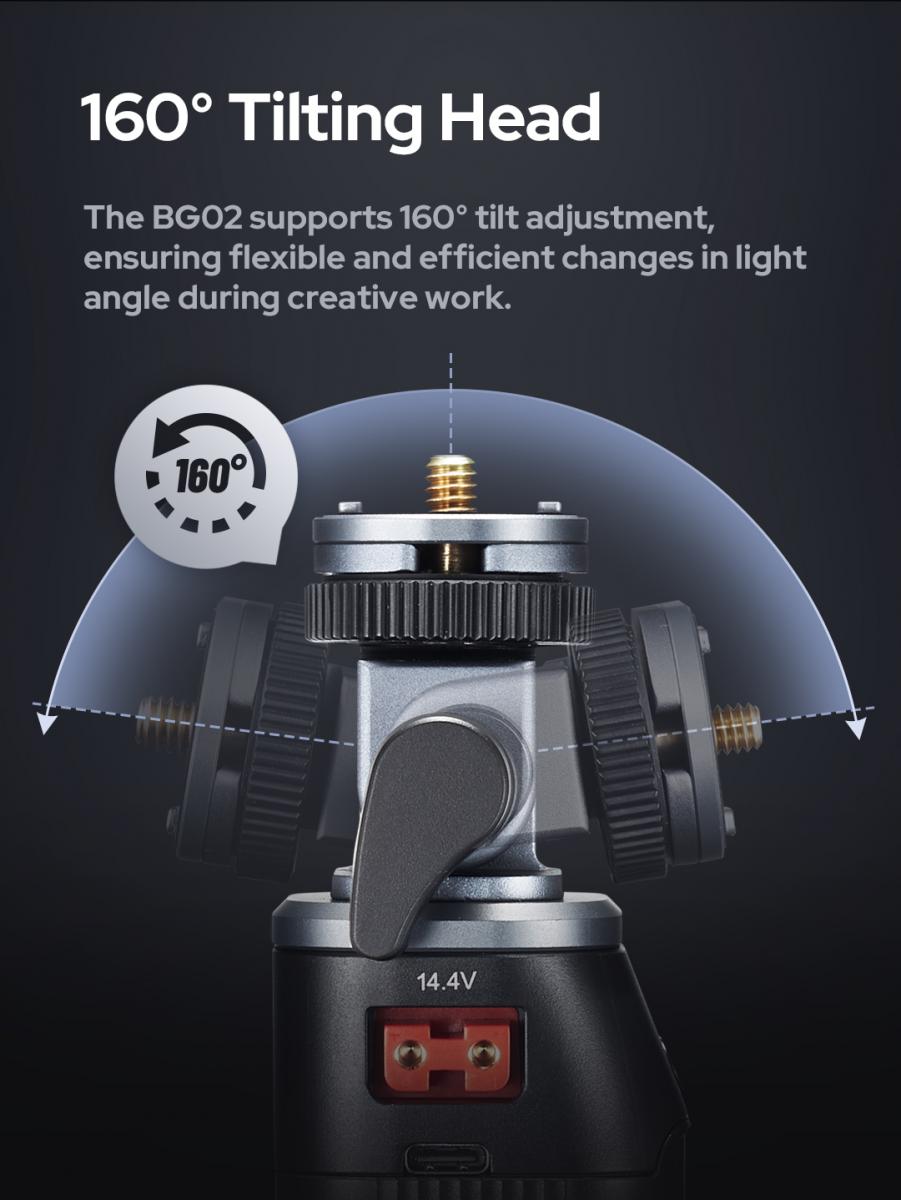 Đế pin Godox BG02 Battery Grip ( cho series AD200, AD300, ML100Bi, FH50)