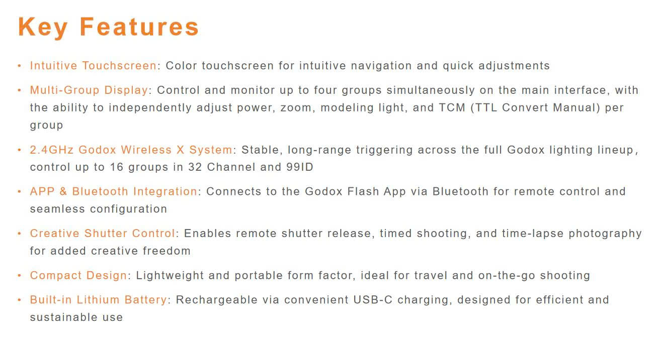 Trigger Godox X3 Pro L Touchscreen TTL Wireless Flash for Leica