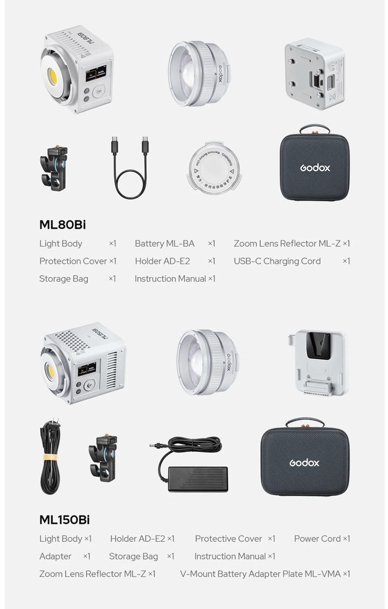 Đèn Led Godox ML80 Bi-Color