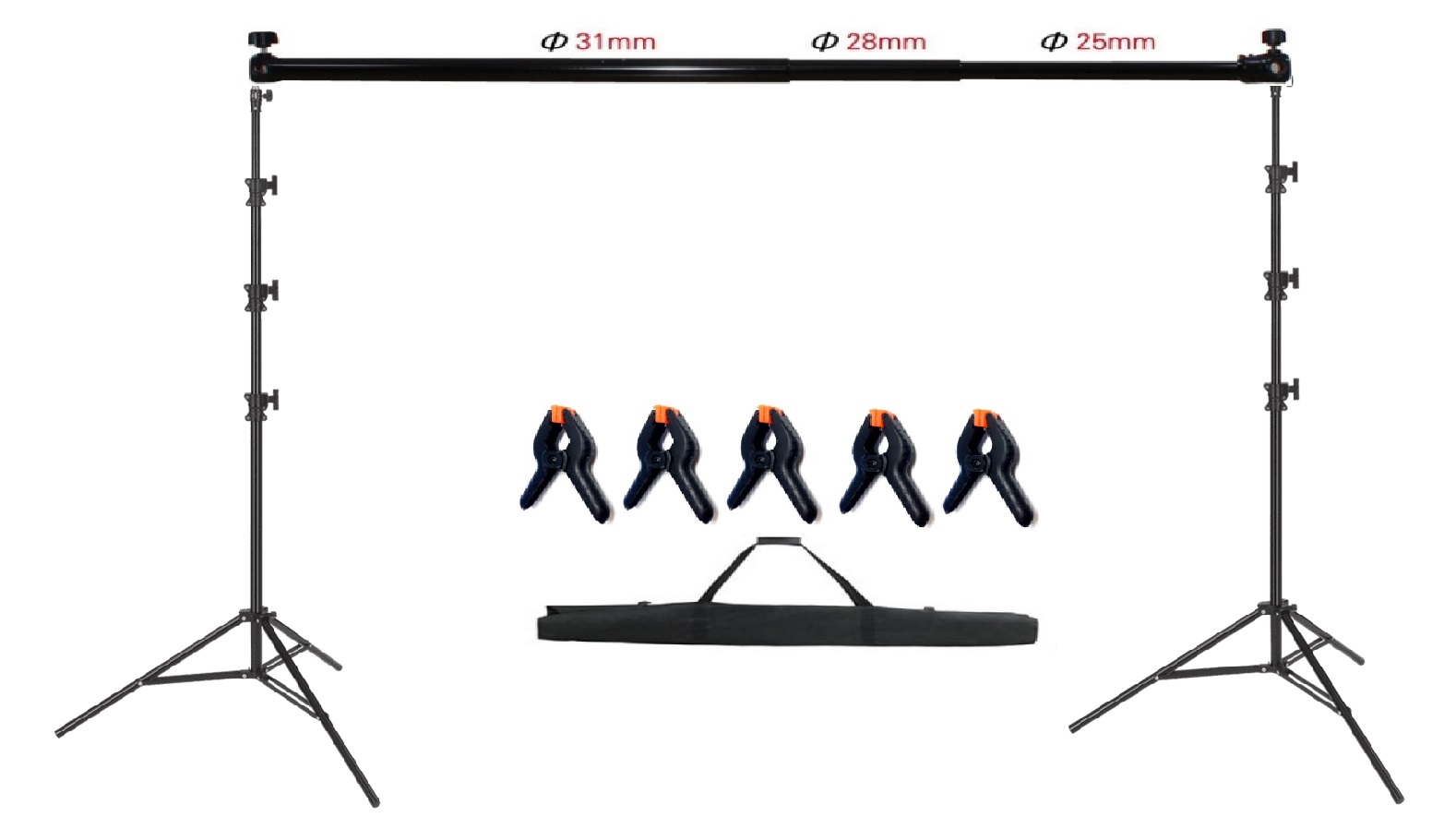 Giá Treo Phông Inox MZ3800 MD6 Cao 390cm, Rộng 300cm