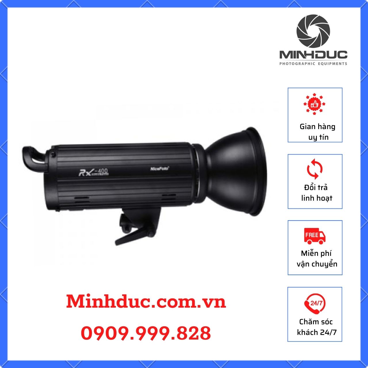 Đèn flash Nicefoto RX400