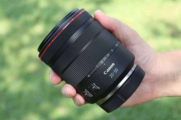Ống kính Canon RF 20-50mm f/4L IS USM PZ