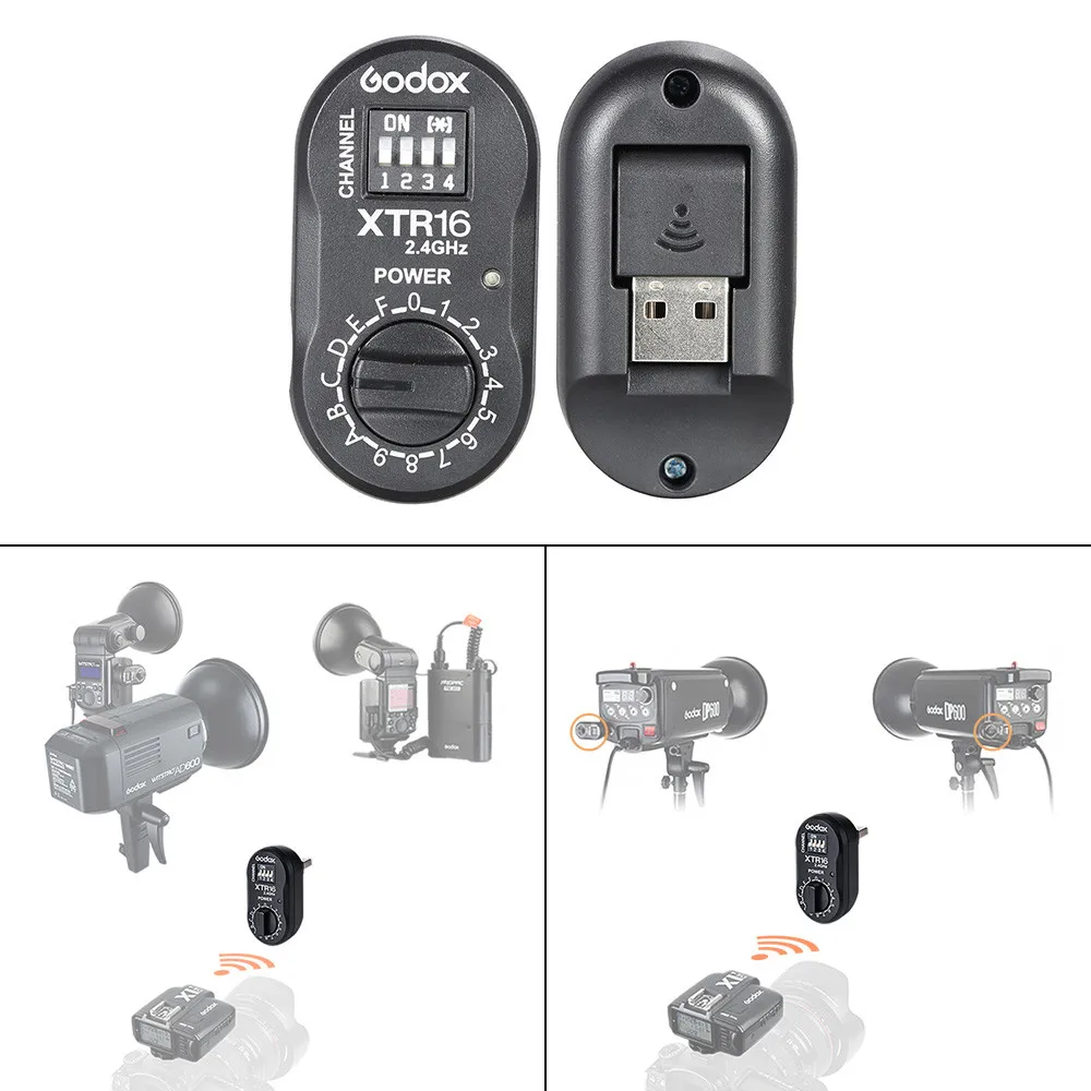 Cục nhận XTR-16 2.4 GHz for X1 trigger