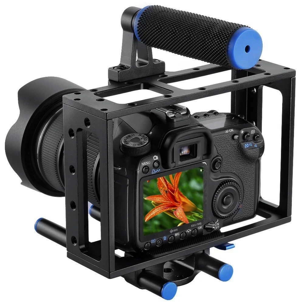 Tay cầm chống rung quay phim Yelangu - camera Cage C1