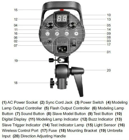 Đèn Flash Studio GODOX DS300