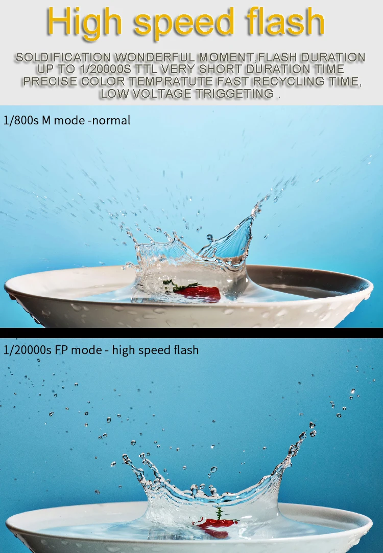 Đèn flash Nicefoto A8 800w TTL HSS 1/8000S