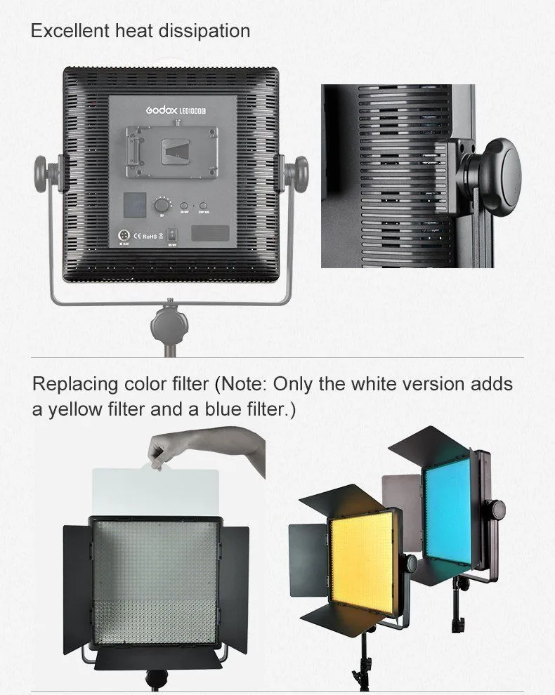 Đèn Godox Professional LED Video Light LED1000w - 5600k