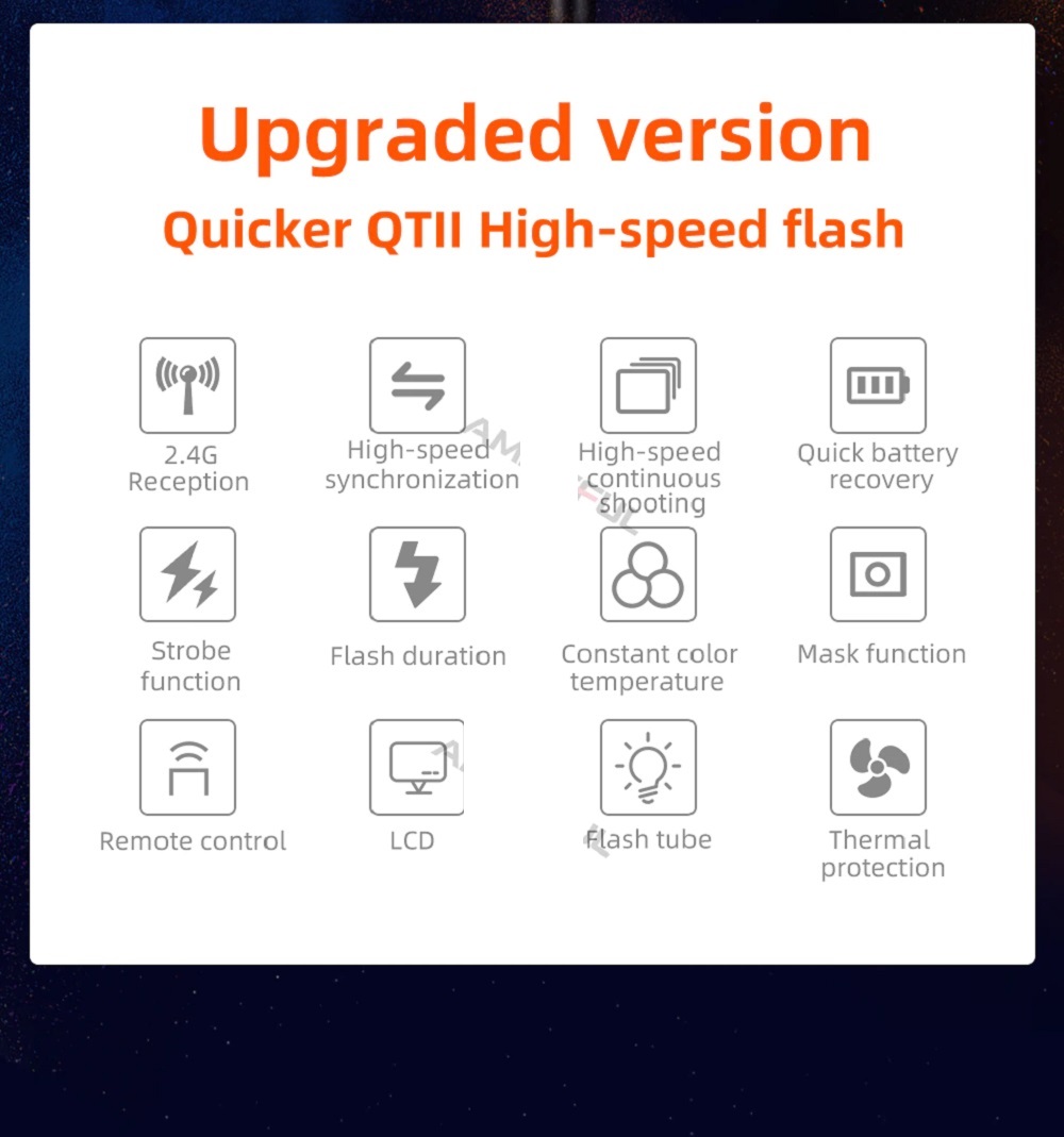 Đèn Flash studio Godox QT800II