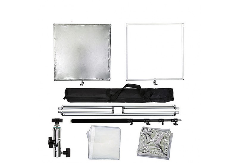 Khung tản sáng MH 145x145 kèm tay cầm gấp gọn in1