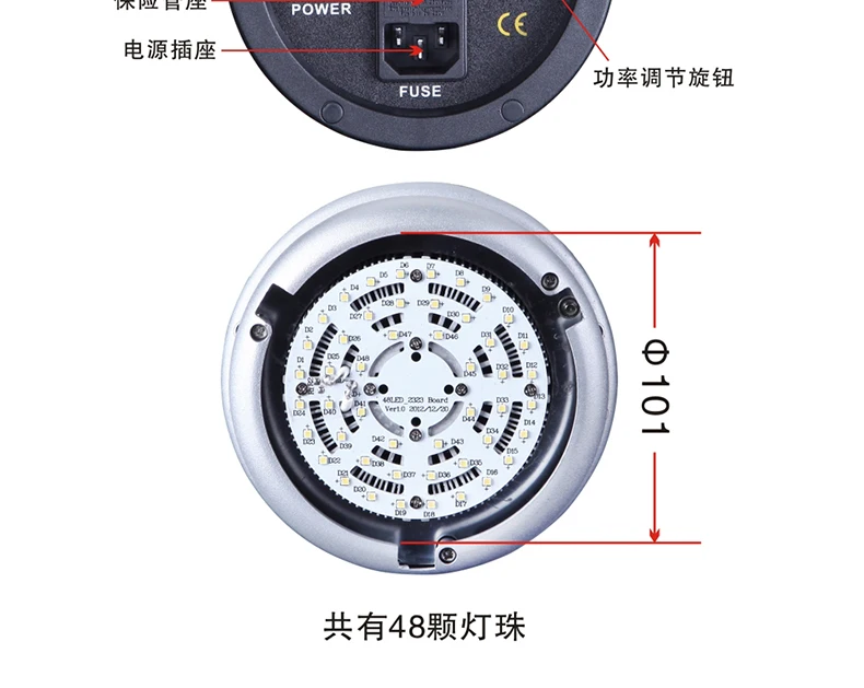 Đèn Nicefoto Led 1000B video light 5500k