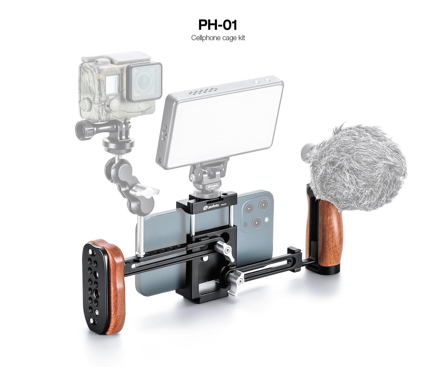 Tay cầm cho điện thoại Leofoto PH-01