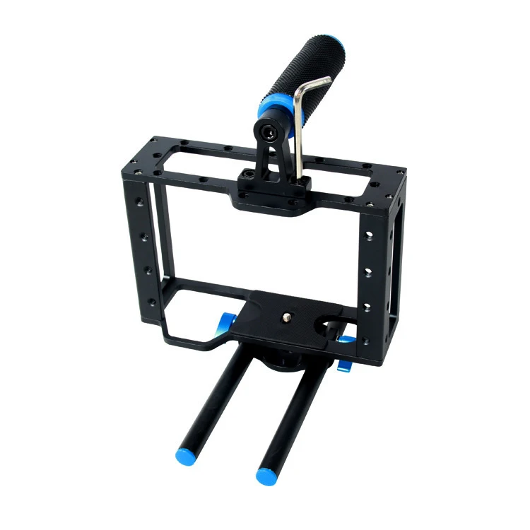 Tay cầm chống rung quay phim Yelangu - camera Cage C1