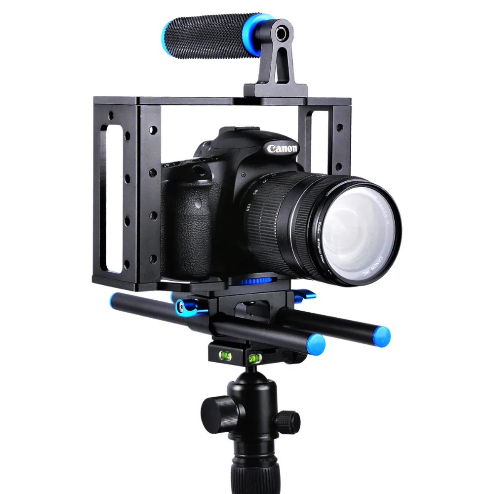 Tay cầm chống rung quay phim Yelangu - camera Cage C1