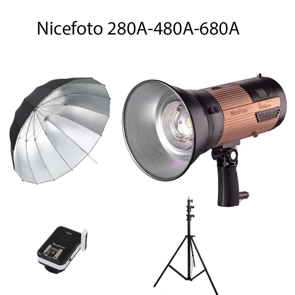 Combo đèn flash ngoại cảnh Nicefoto N Flash 280A kit 1