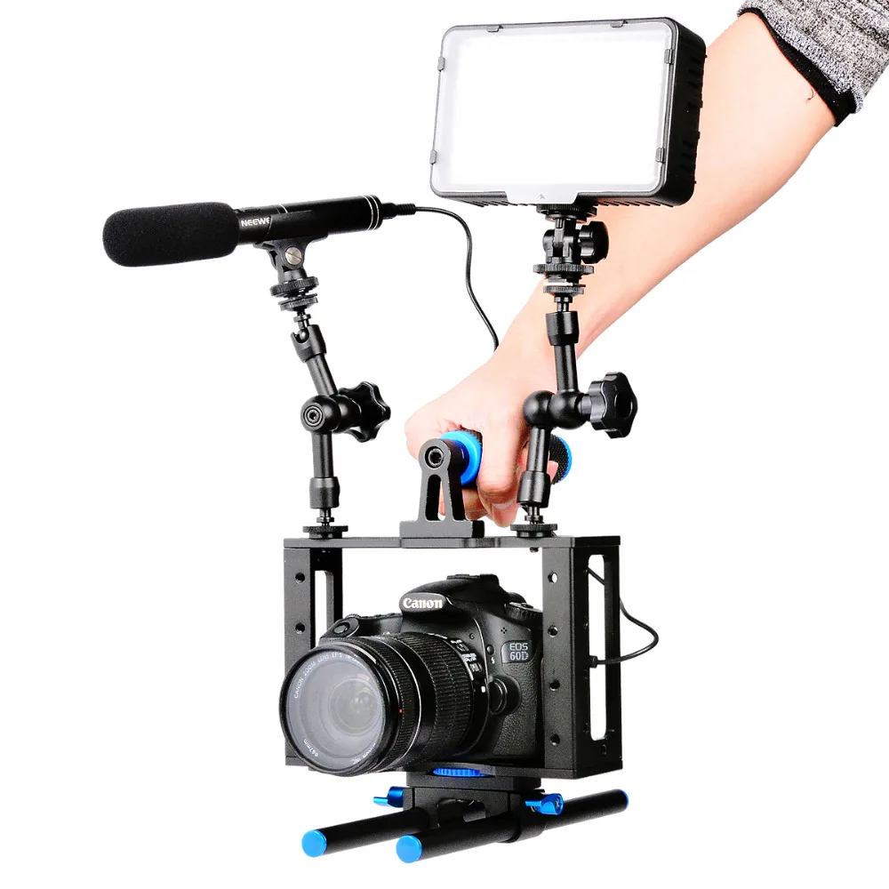 Tay cầm chống rung quay phim Yelangu - camera Cage C1