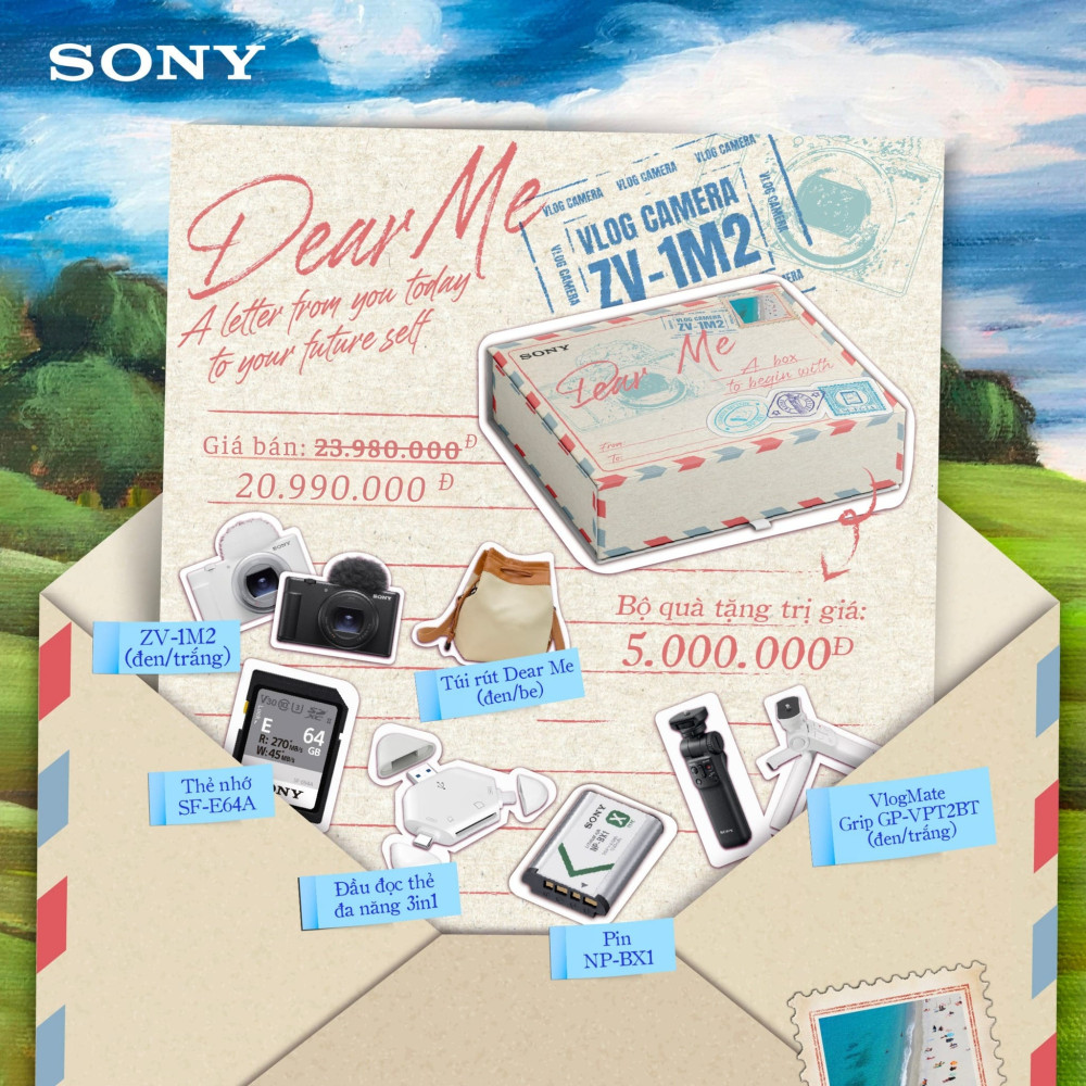 Máy Ảnh Sony ZV-1 II Dear Me Edition (Black)