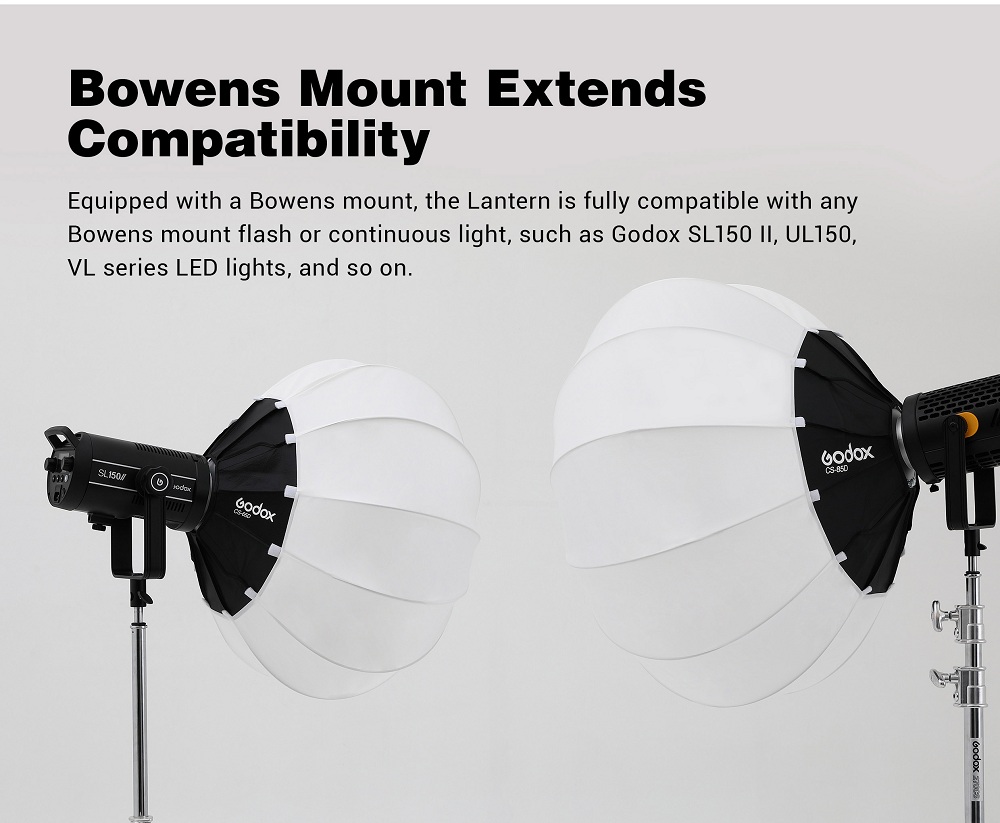 Softbox Cầu Godox 65cm CS-65D Collapsible Lantern Softbox
