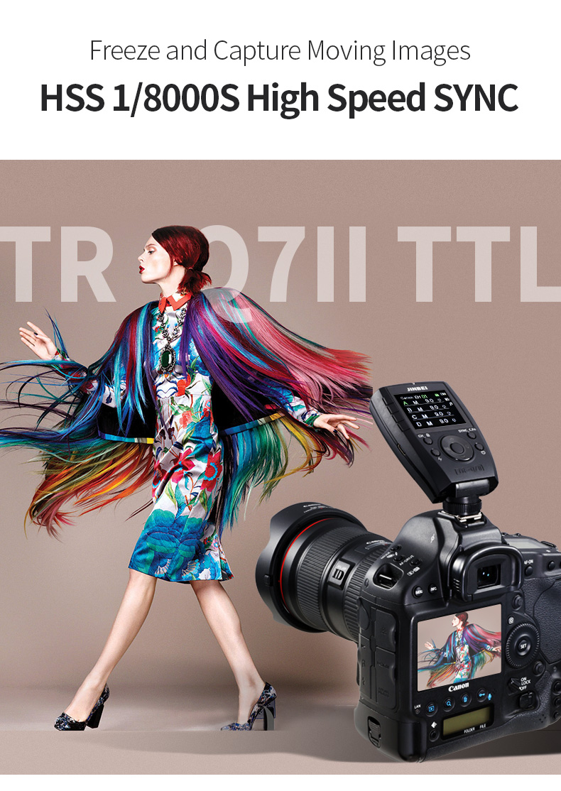 Trigger điều khiển đèn Jinbei TR-Q7II tích hợp