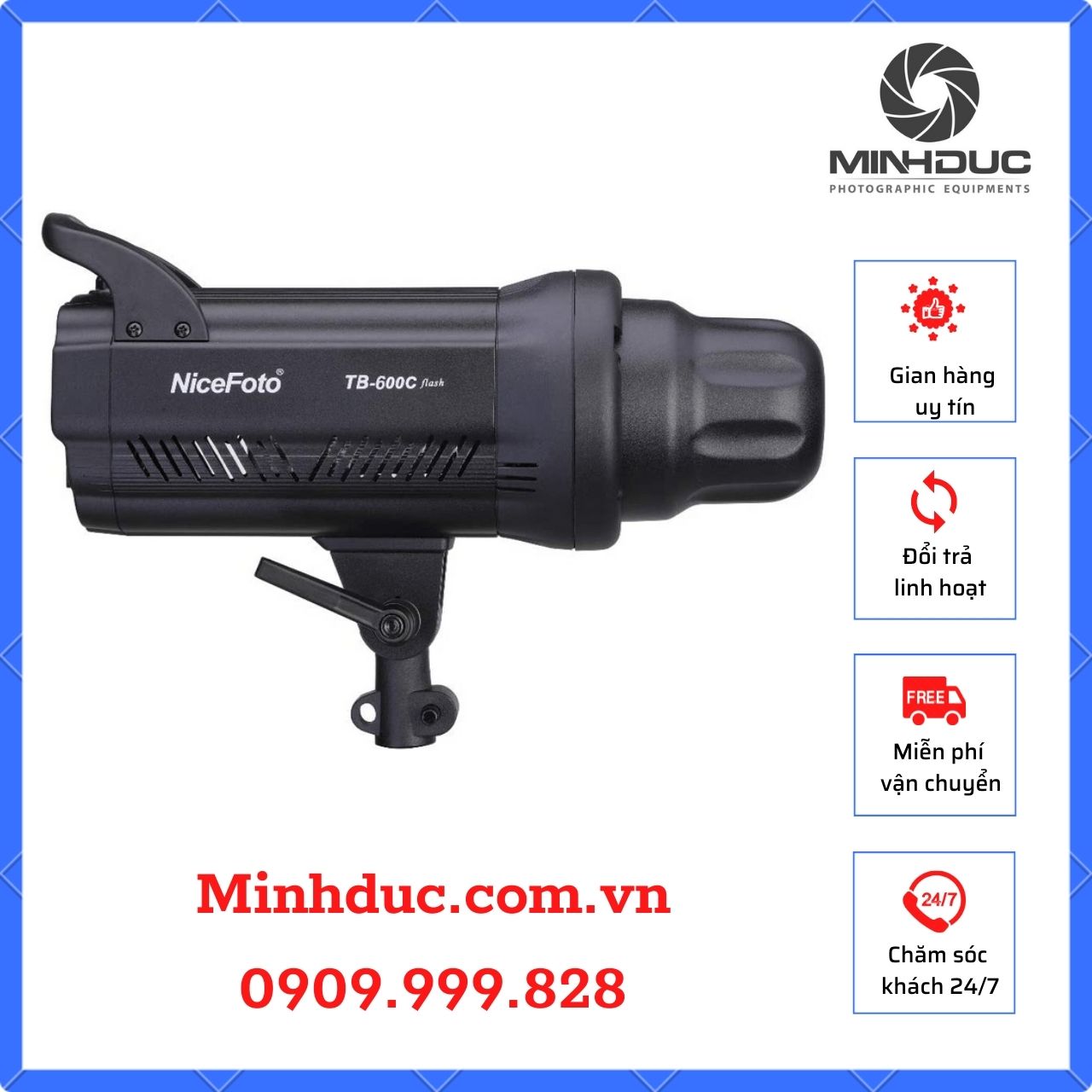 Đèn flash Nicefoto TB600C