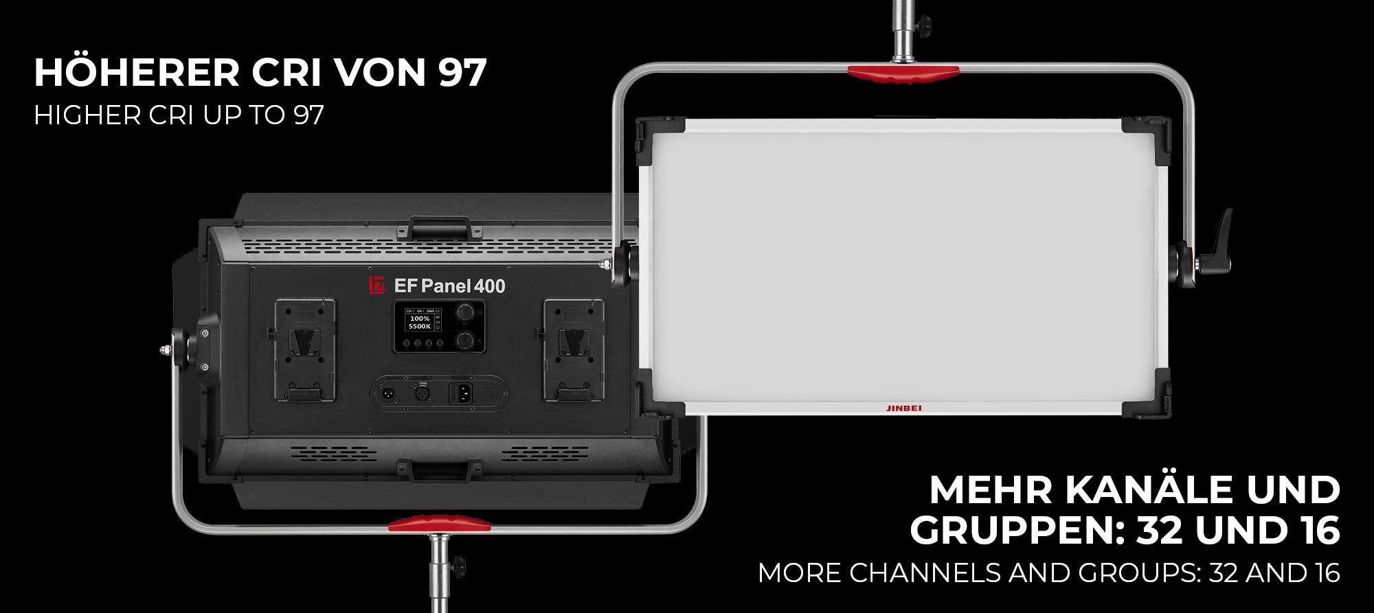 Đèn led Jinbei EFP-400 Bi color