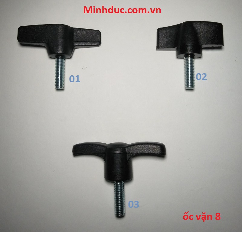 Ốc vặn chân đèn 8mm các loại