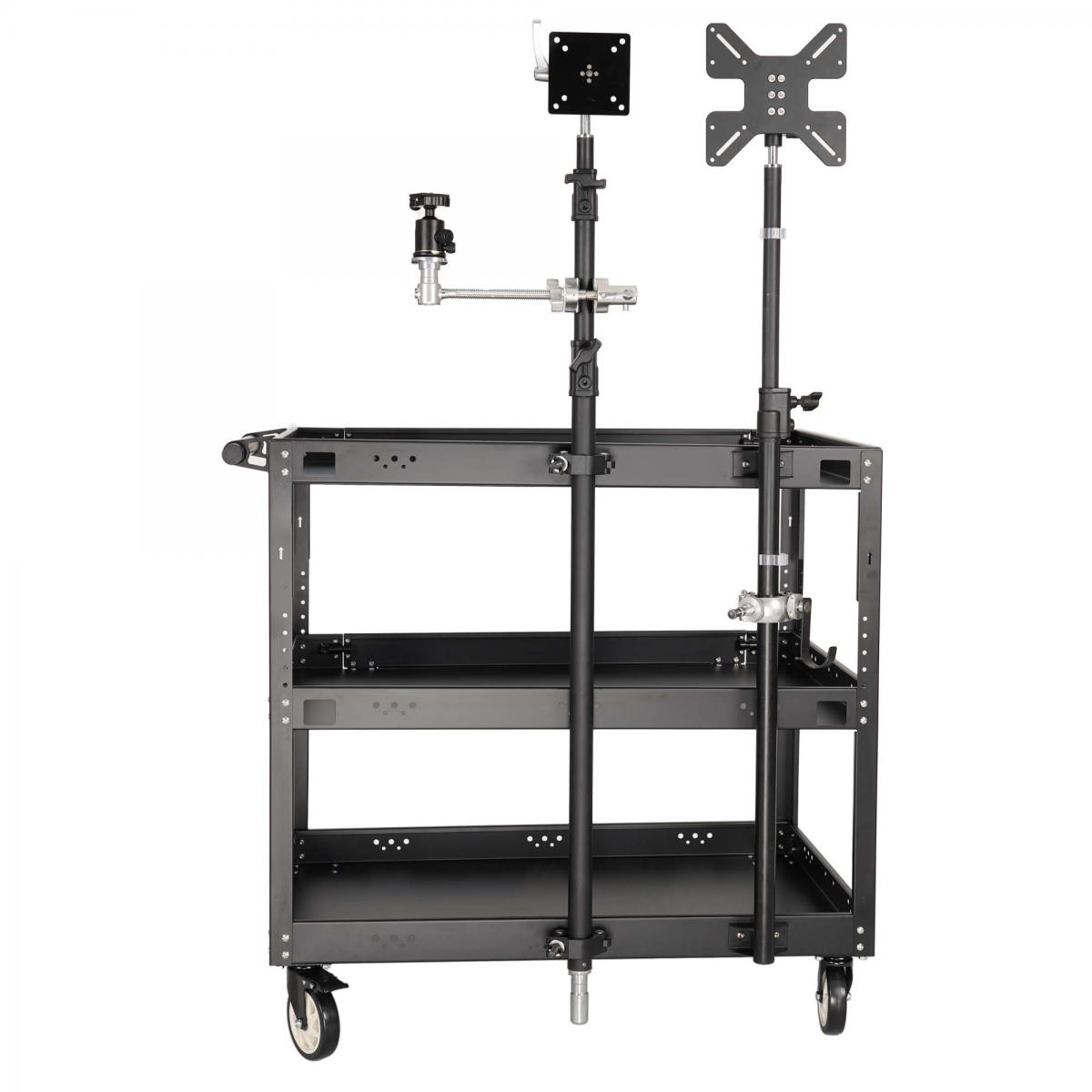 Xe đẩy thiết bị studio 3 tầng Ranger Tool PM03 (100x60x100cm)