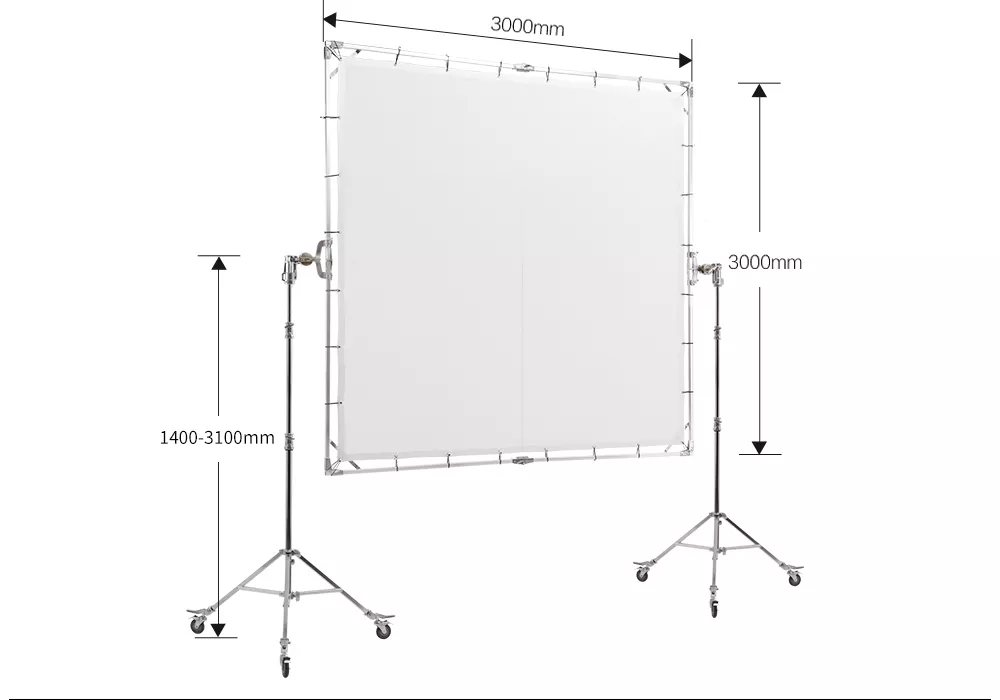 Bộ khung tản sáng Jinbei 300x300 cm