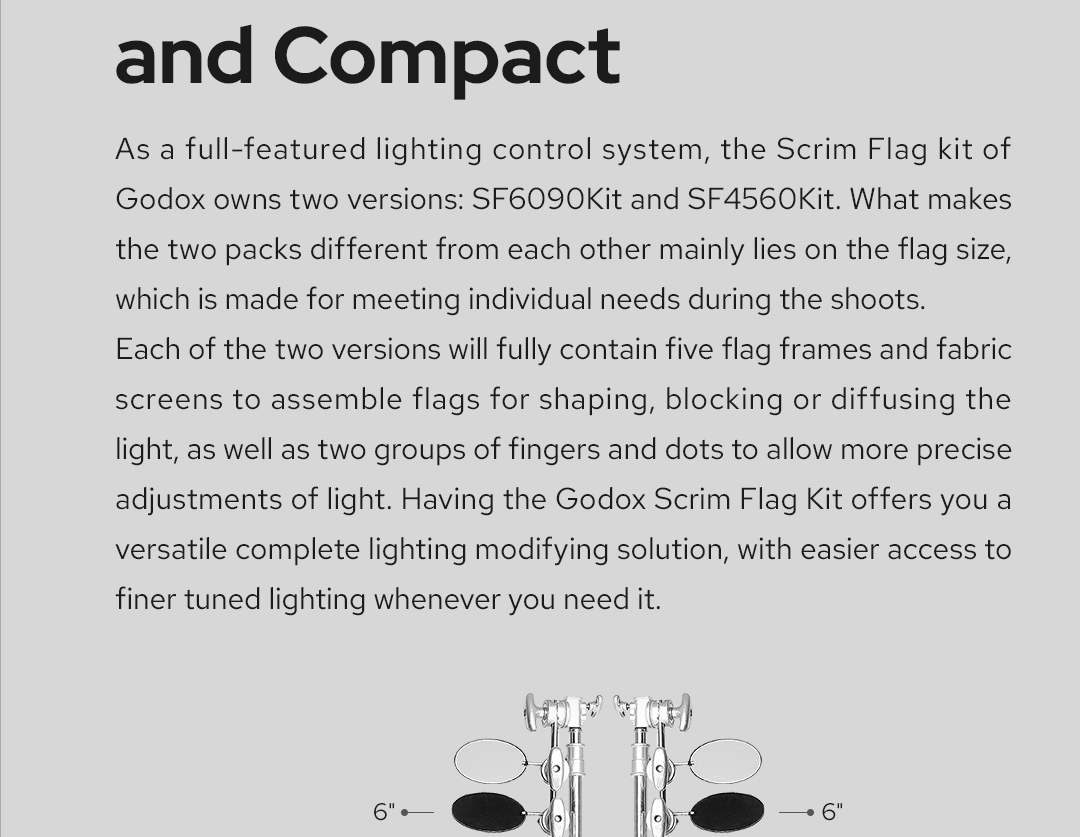 Bộ cờ tản Godox SF6090 (60x90cm)